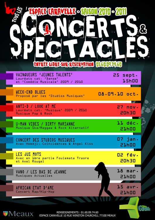 Les prochains concerts Caravelle